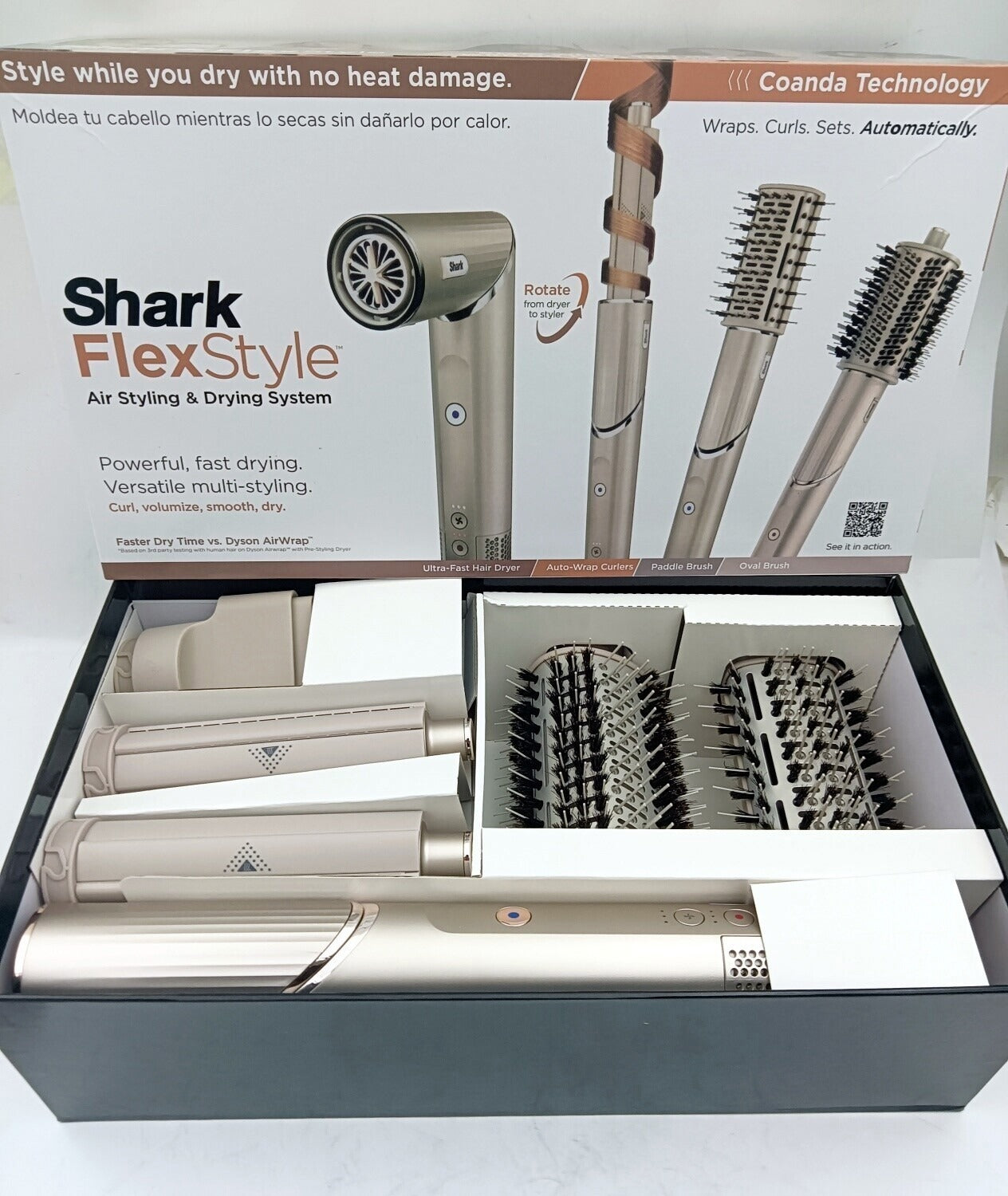 New In Box Unopened Shark HD430 FlexStyle Air Drying and Styling System
