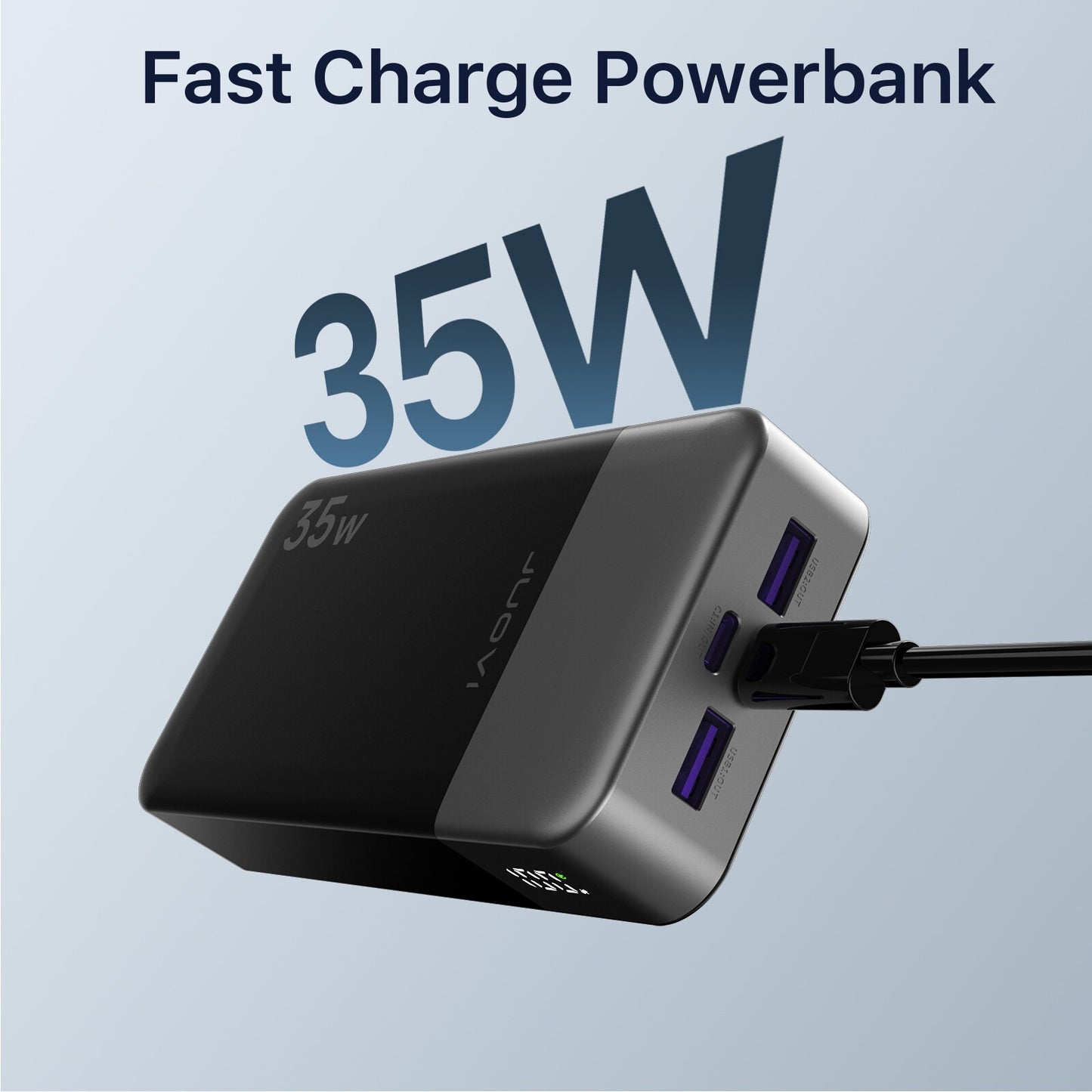 Power Bank 20000mAh 35W Charging Portable External Battery Backup For Cell Phone