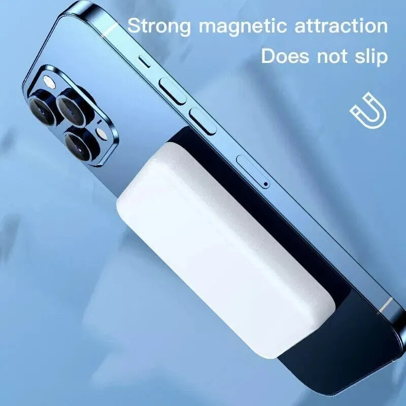 10000mAh Power Bank Magnetic Battery Pack Wireless Charger
