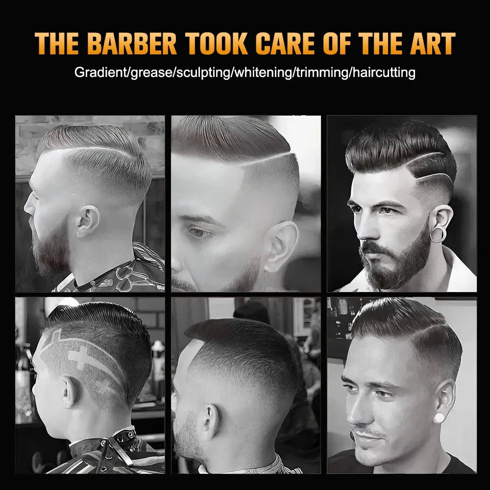Professional Hair Clipper for Men, 3-piece Set, Beard Trimmer Shaver Set and Kit