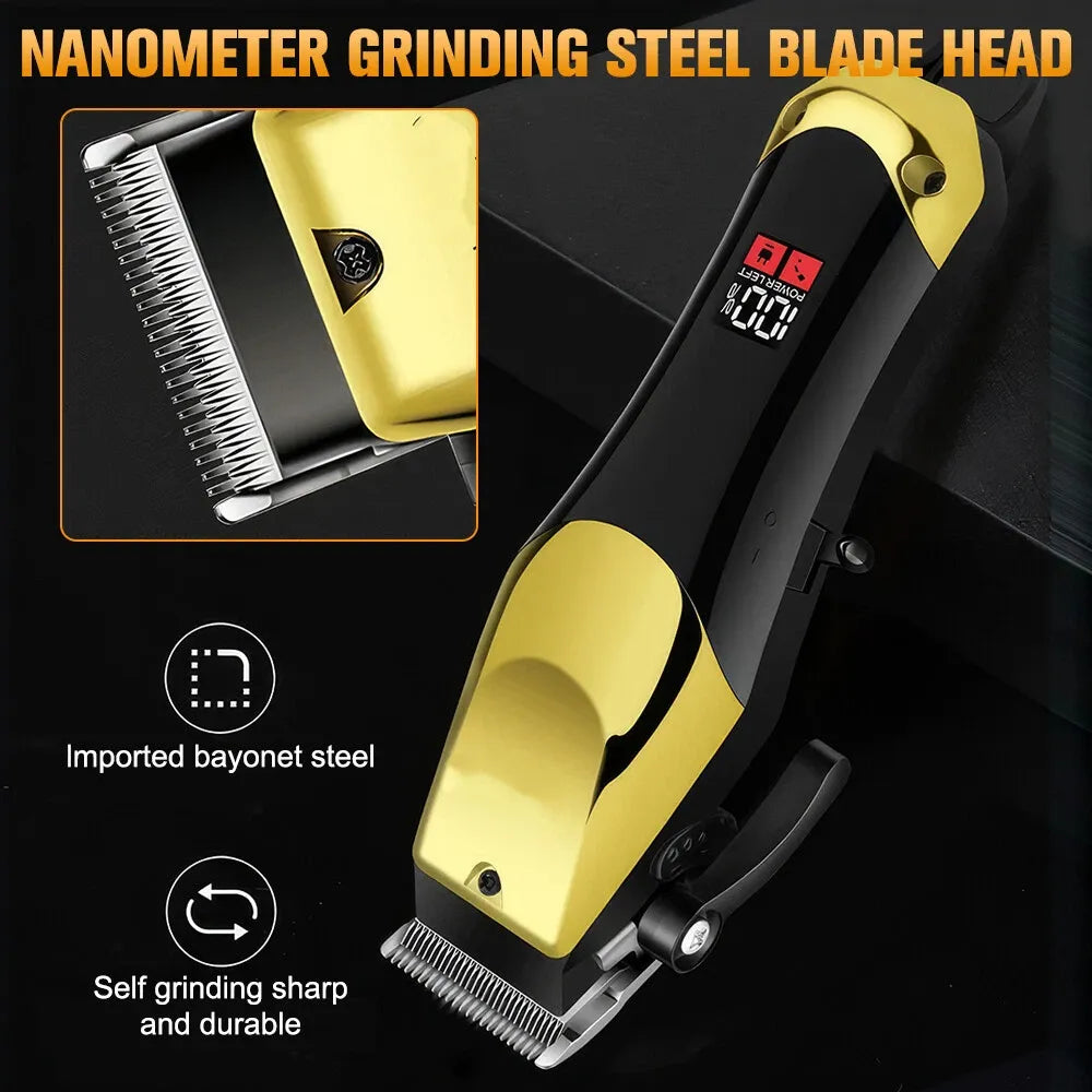 Professional Hair Clipper for Men, 3-piece Set, Beard Trimmer Shaver Set and Kit