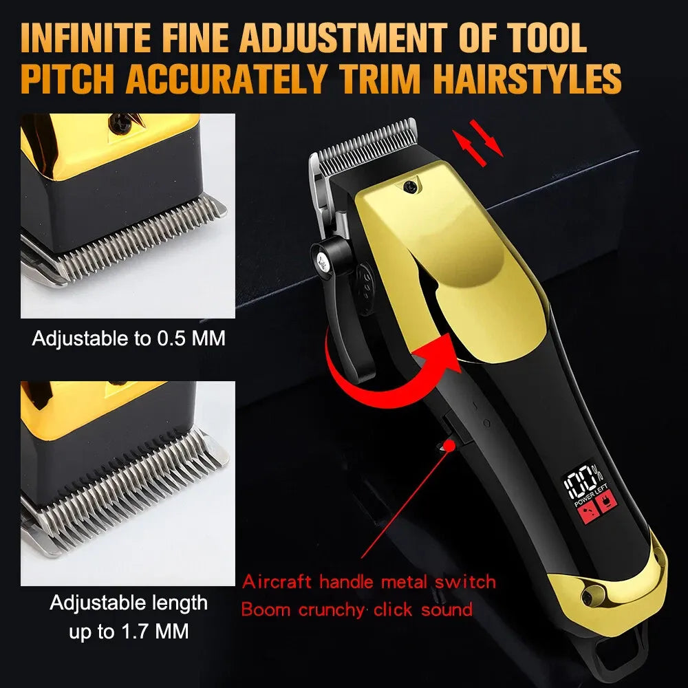Professional Hair Clipper for Men, 3-piece Set, Beard Trimmer Shaver Set and Kit