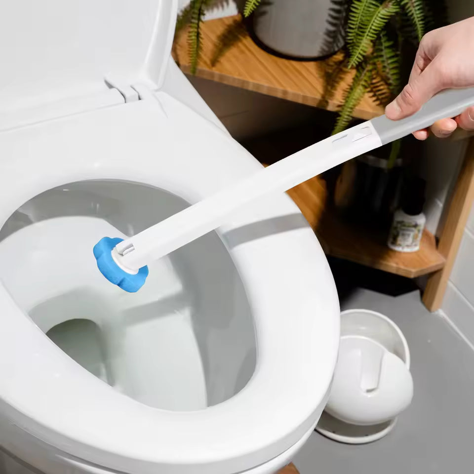 Silicone Toilet Brush with Long Handle