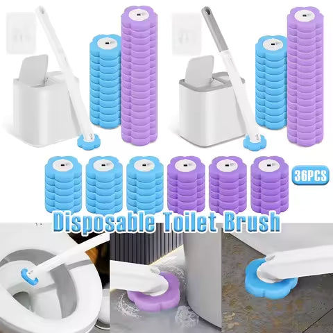 Silicone Toilet Brush with Long Handle