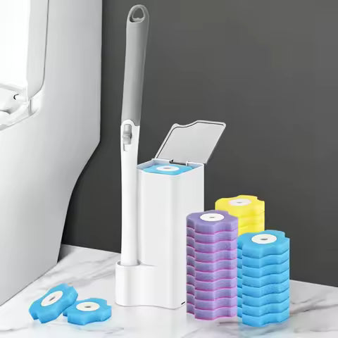 Silicone Toilet Brush with Long Handle