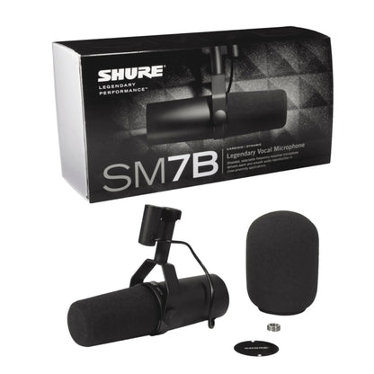 Shure SM7B Cardioid Dynamic Vocal Broadcast Microphone